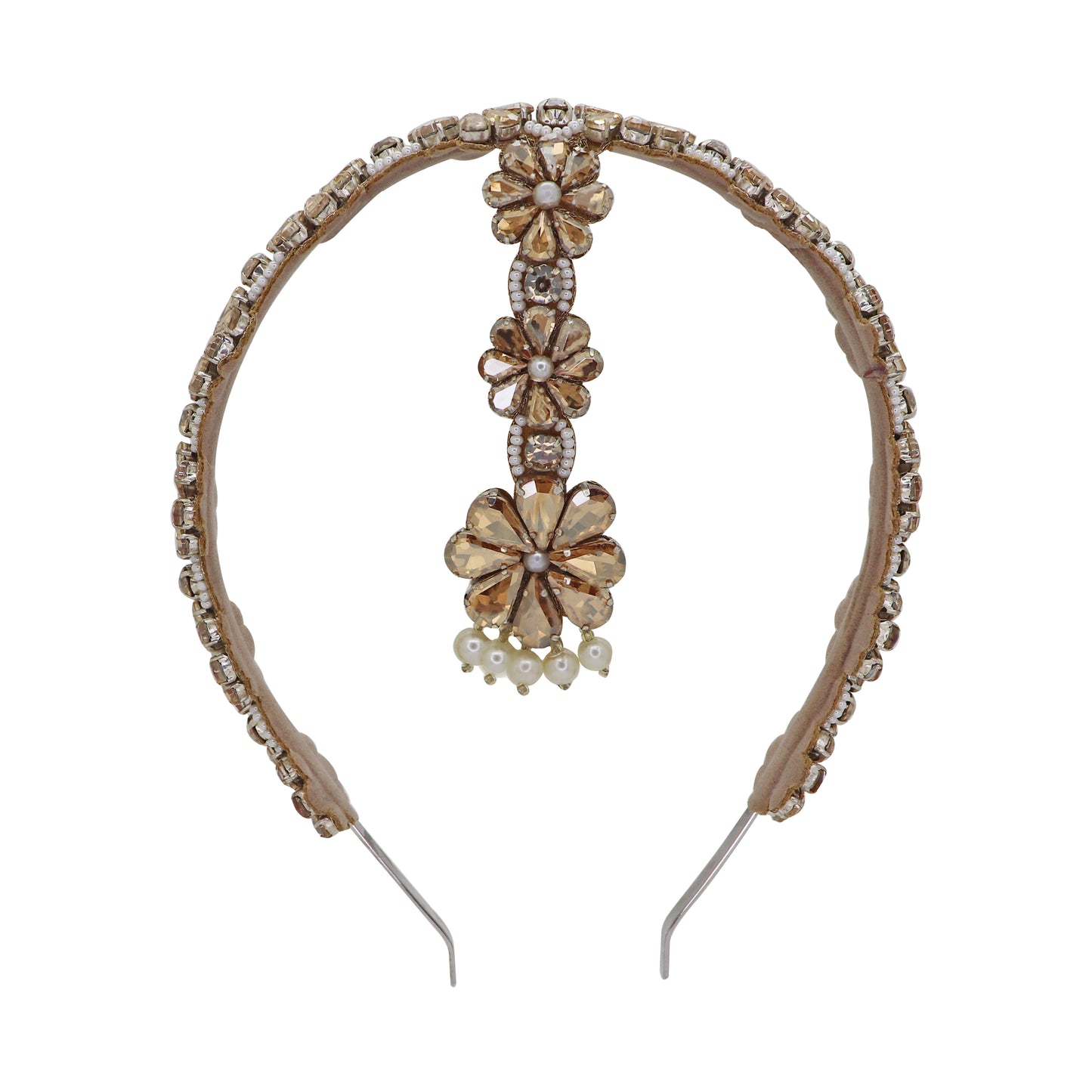 Floret Headband With Maangtika