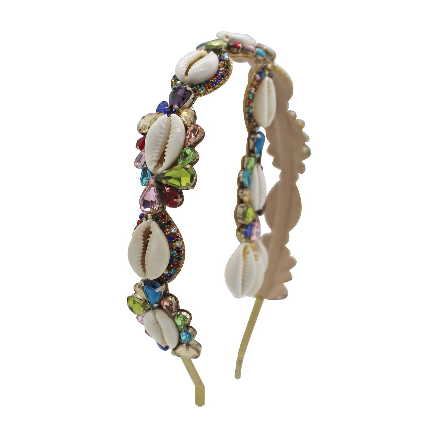 Navya Shankh (Shells) Headband with Maangtika