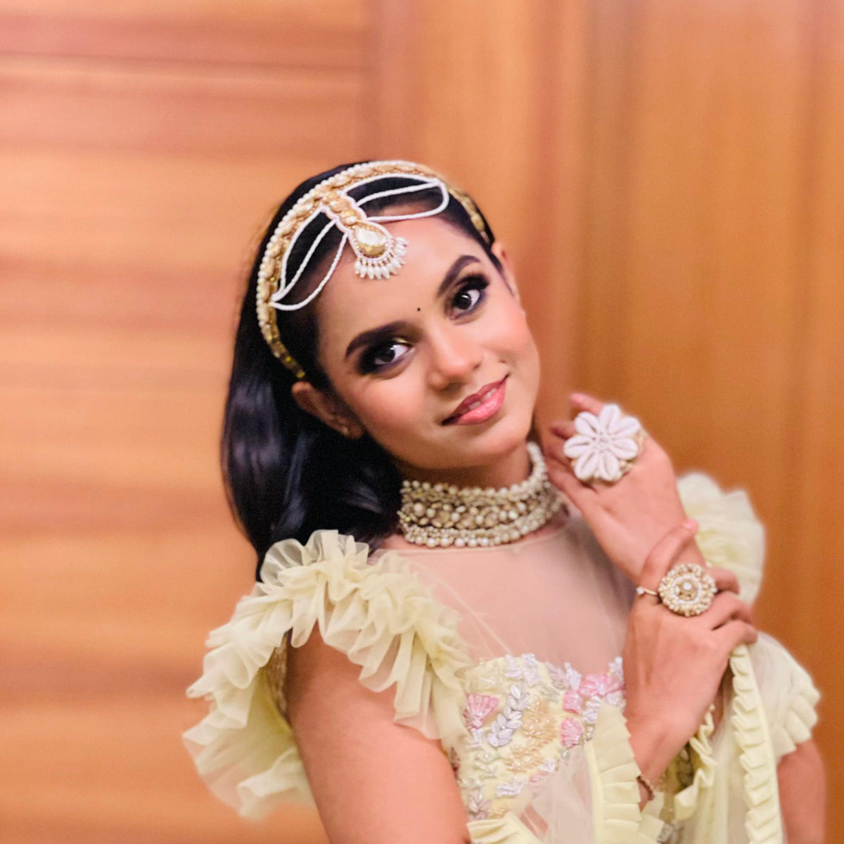Nitya Headband with Maangtika