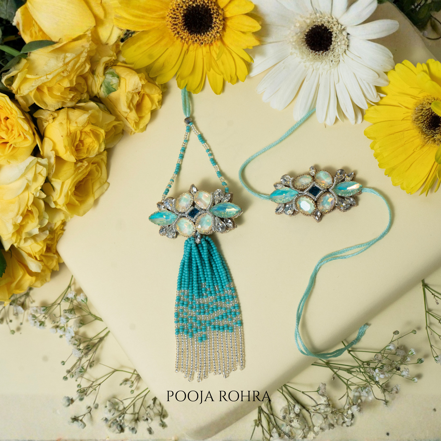 Rukmi Rakhi Lumba Set