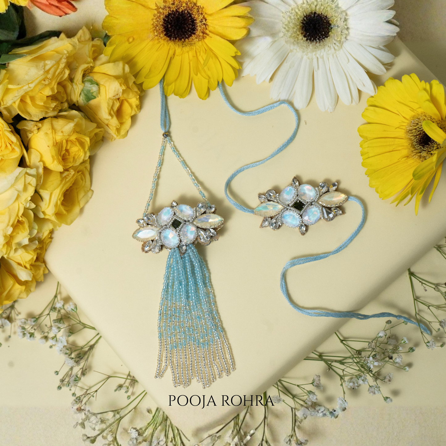 Rukmi Rakhi Lumba Set