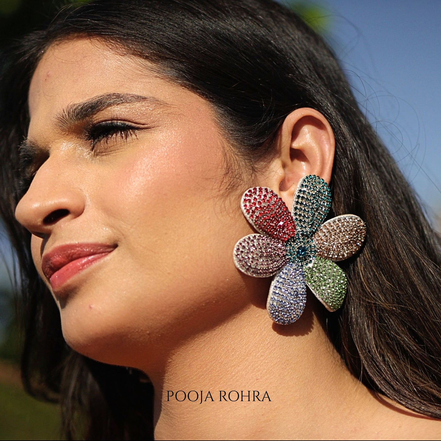 Jungle Iris Earrings