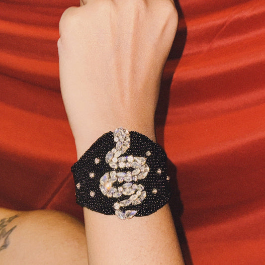 Mystic Serpent Cuff Bracelet