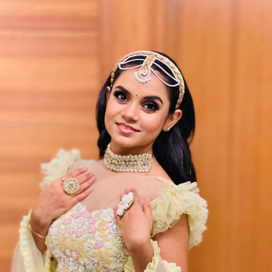 Nitya Headband with Maangtika